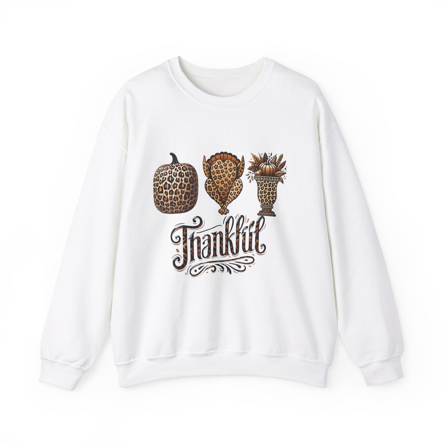 Thankful Sweatshirt, Thanksgiving Shirts, Cute Winter Sweater, Holiday Shirt for Women, Christmas Crewneck Sweatshirt, Holiday Sweater