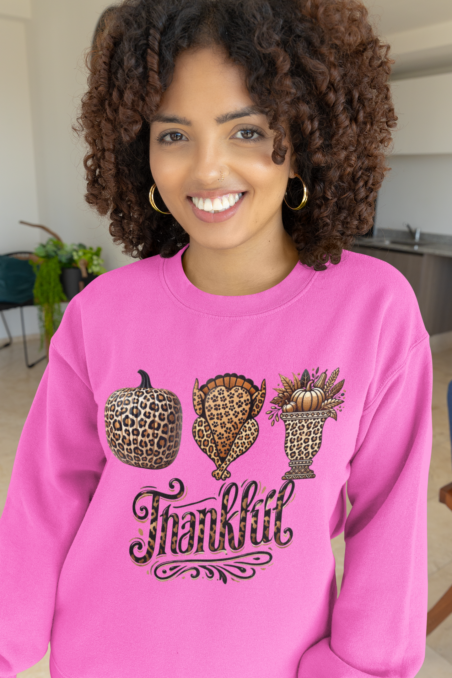 Thankful Sweatshirt, Thanksgiving Shirts, Cute Winter Sweater, Holiday Shirt for Women, Christmas Crewneck Sweatshirt, Holiday Sweater