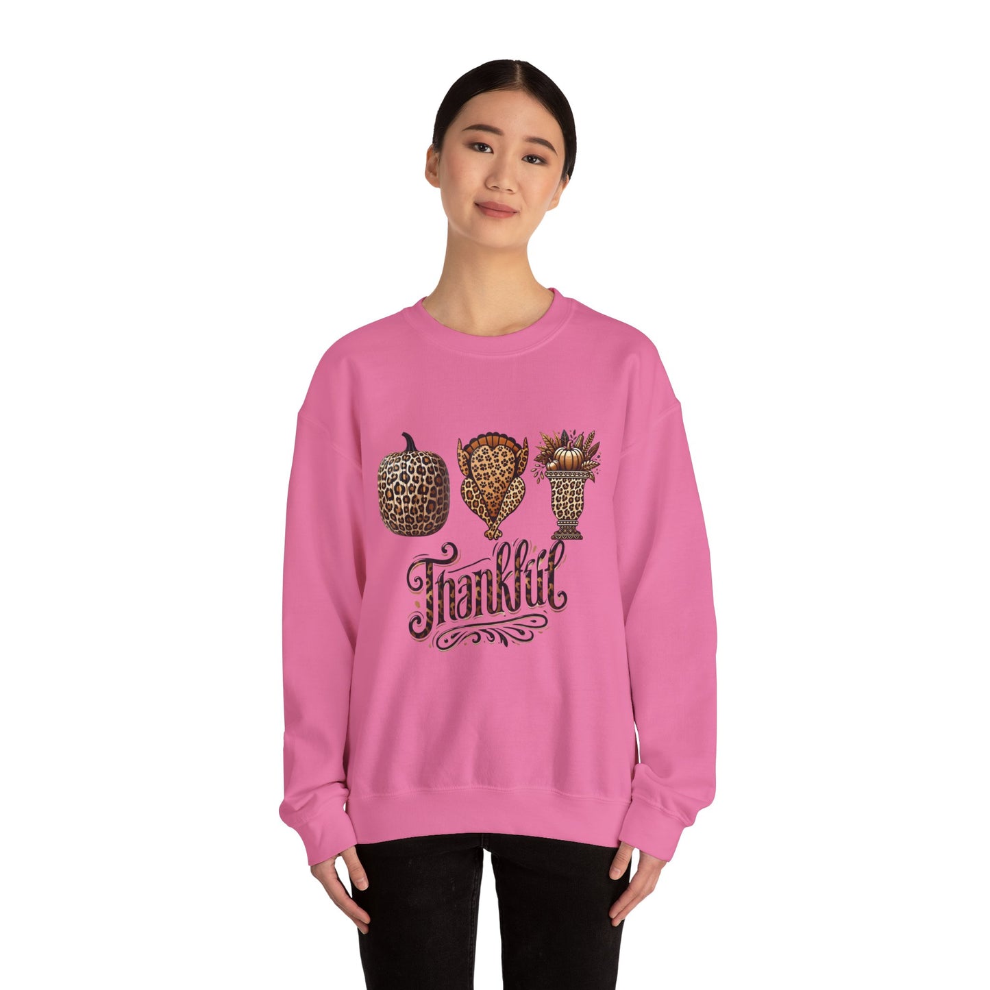 Thankful Sweatshirt, Thanksgiving Shirts, Cute Winter Sweater, Holiday Shirt for Women, Christmas Crewneck Sweatshirt, Holiday Sweater